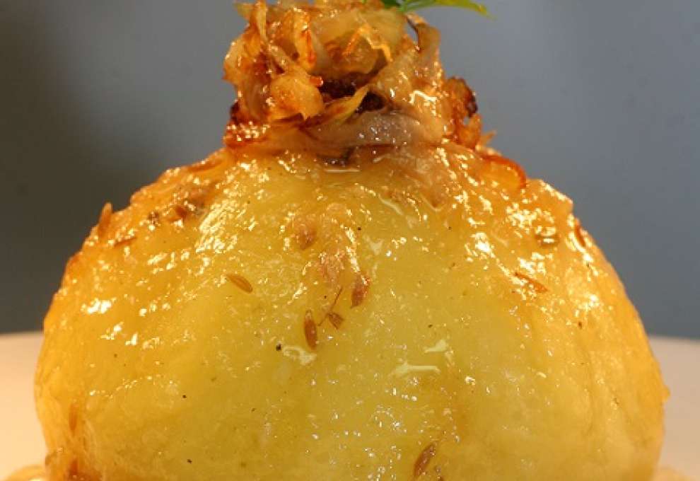 Waldviertler Knödel mit „Eintauch“ 