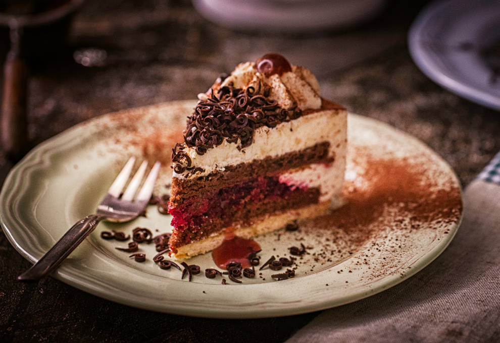 Schwarzwälder Kirschtorte mit Mürbteig