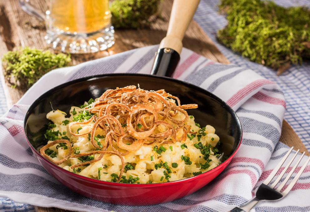 Laktosearme Käsespätzle