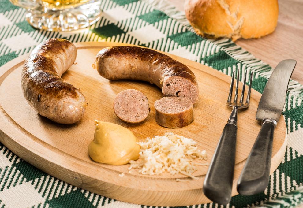 Selbstgemachte Bratwurst 