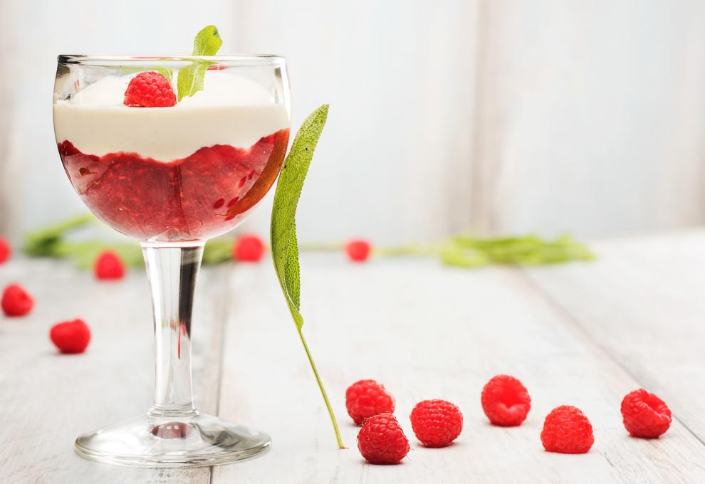 Weiße Mousse au Chocolat / Schokomousse