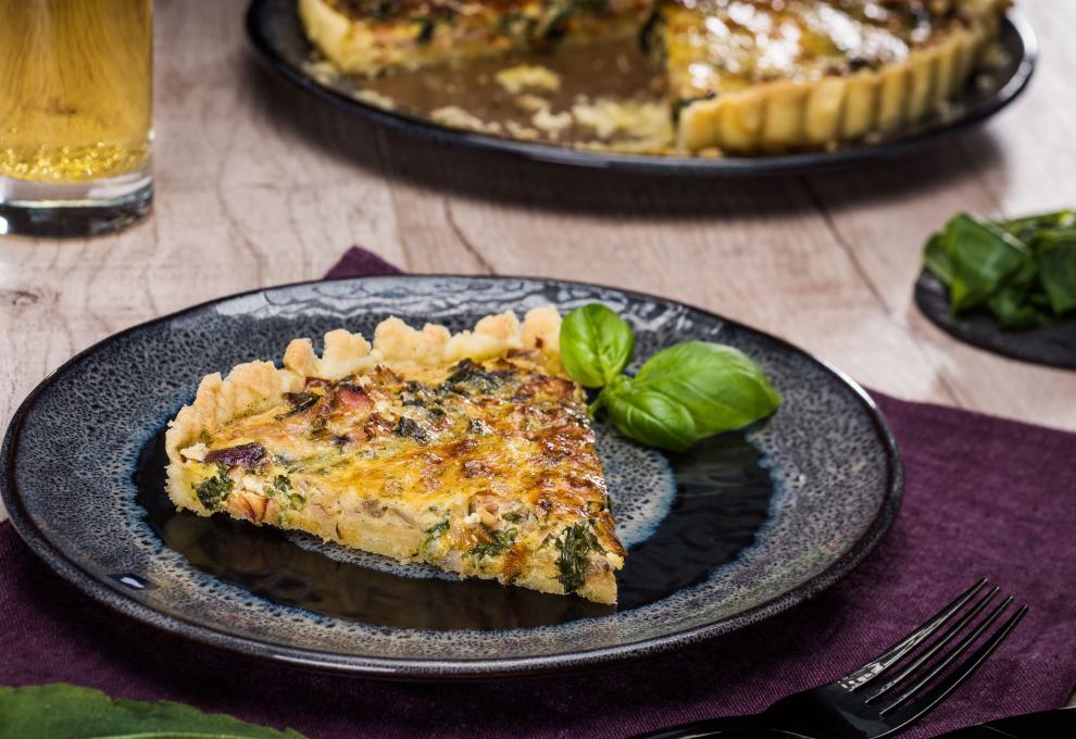 Bärlauchquiche mit Schinken » herzhafte Gerichte &amp; Speisen