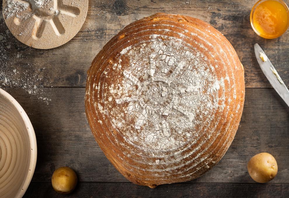 Erdäpfelweißbrot