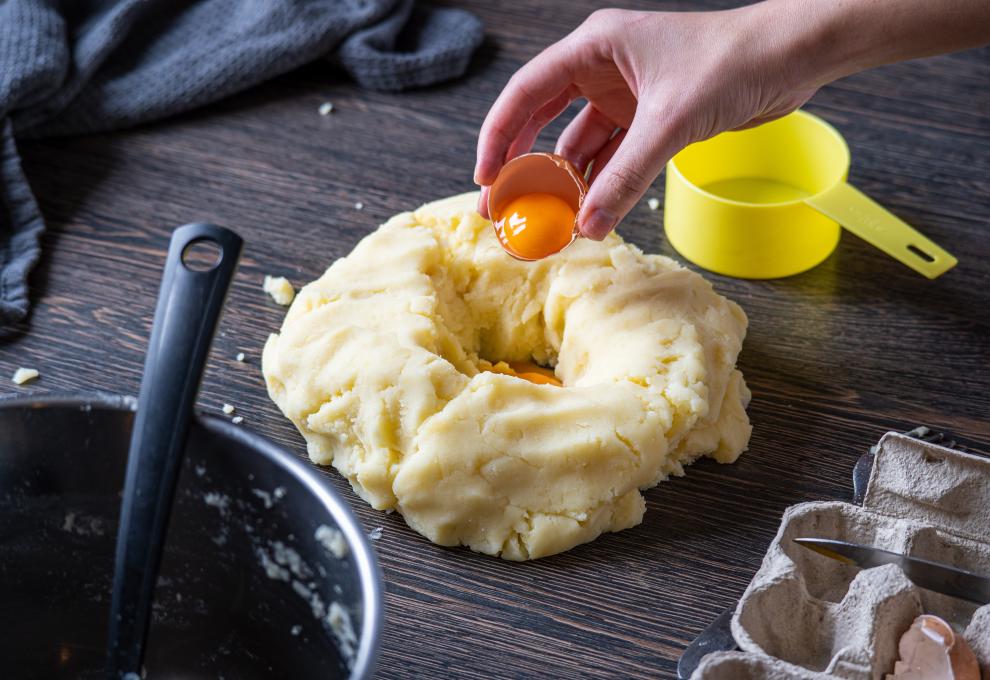 Teig für süße Erdäpfelknödel