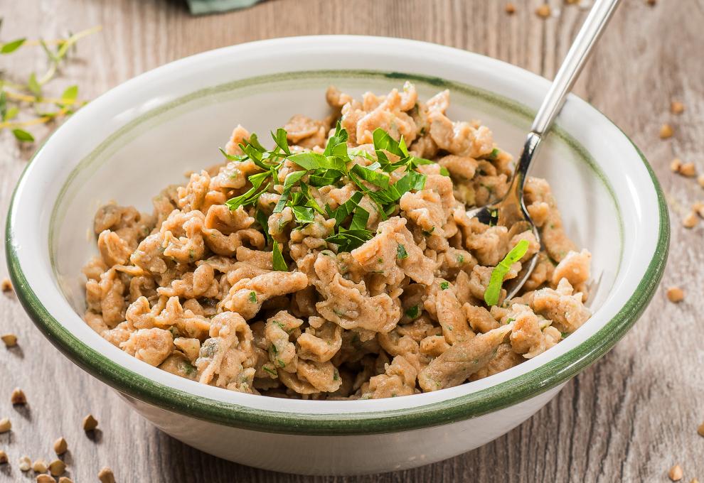 Glutenfreie Spätzle aus Buchweizenmehl