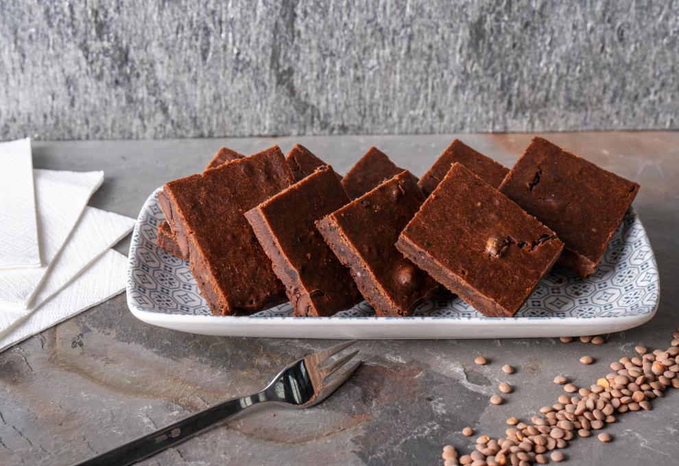 Linsenbrownies