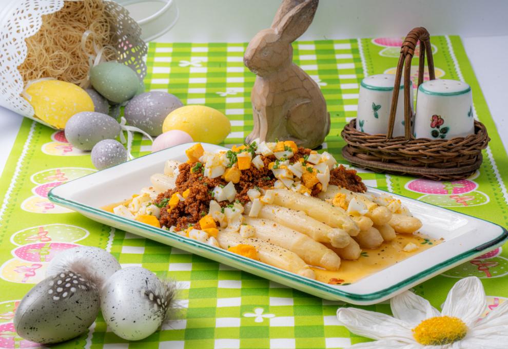 Spargel à la polonaise