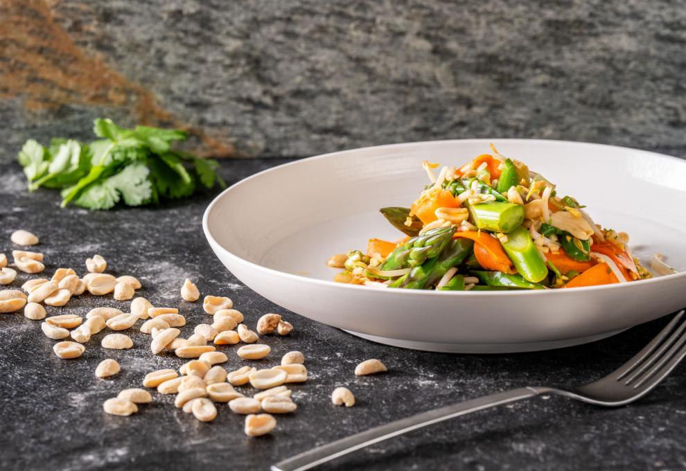 Asiatischer Spargelsalat