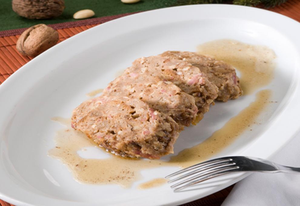 Schwarzbrotknödel mit Biogeselchtem