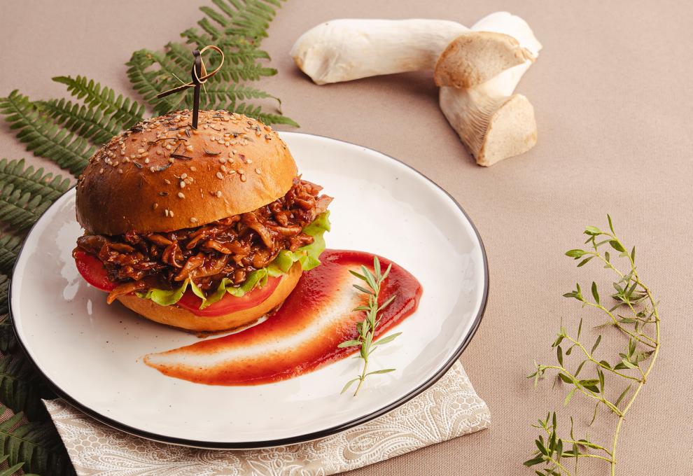 Pulled Pilzburger