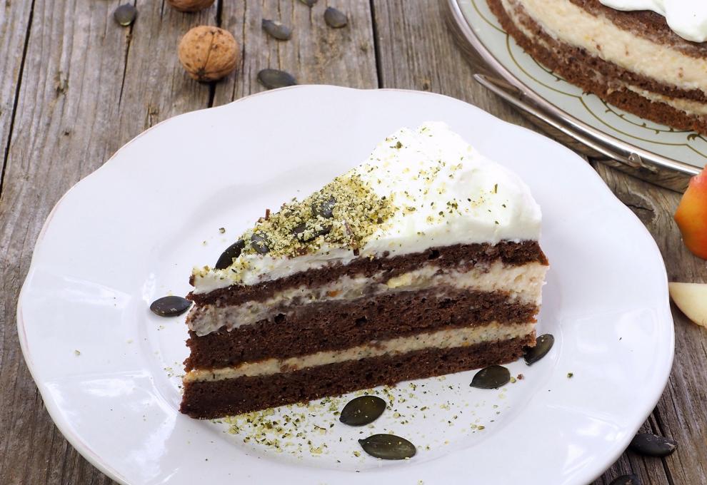 Herbstliche Erntetorte