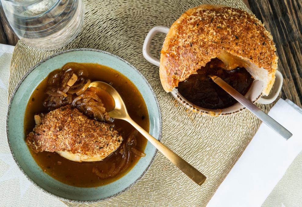 Französische Zwiebelsuppe