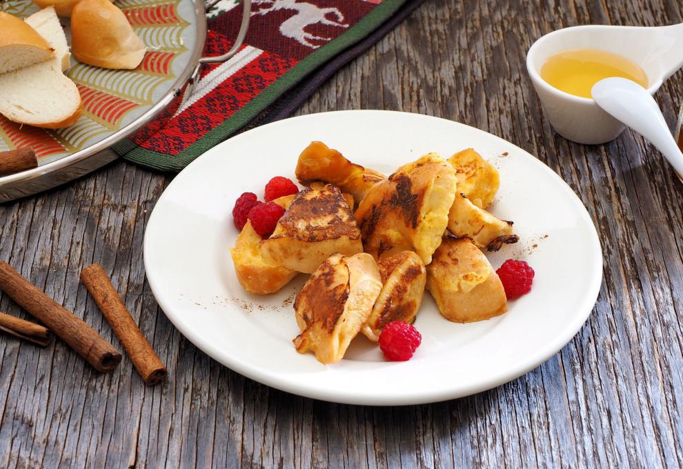 French Toast aus Germteigkrampus