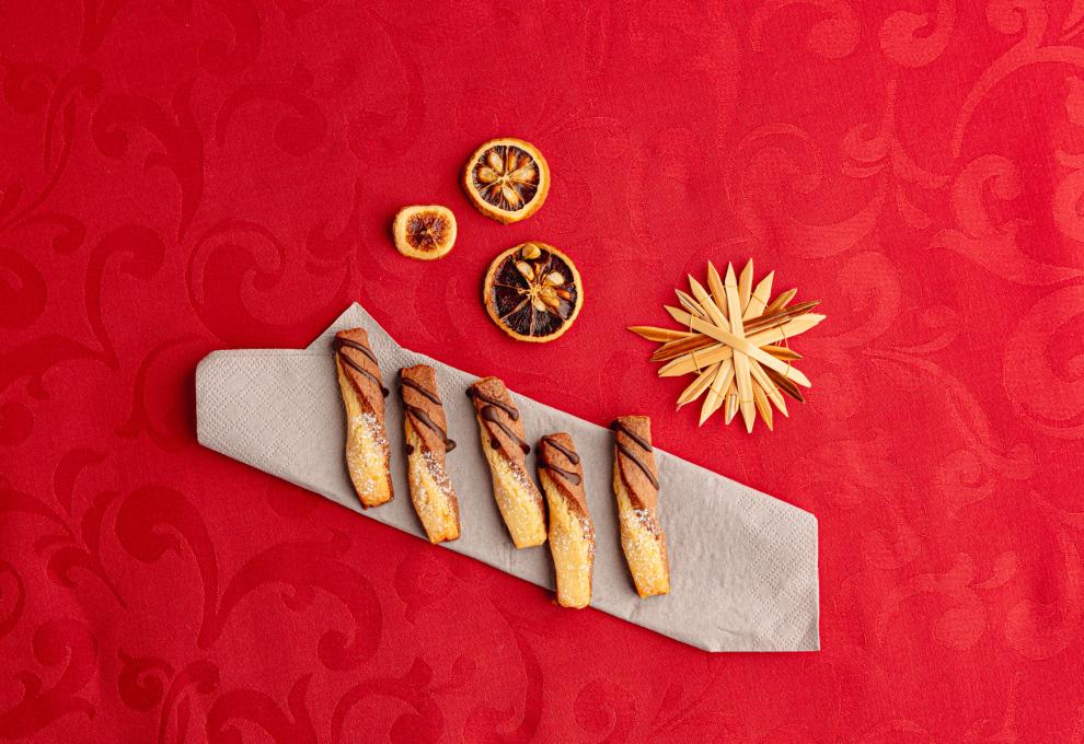 Orangen-Schoko-Schleifen