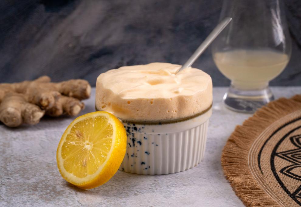 Ingwer-Zitronen-Parfait