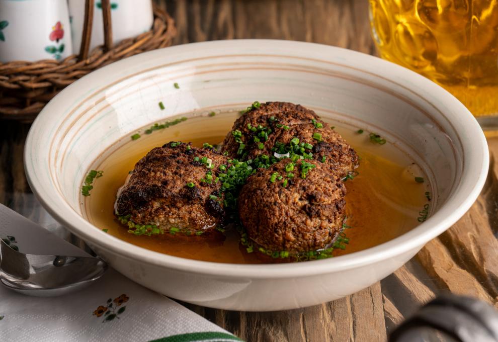 Gebackene Leberknödel