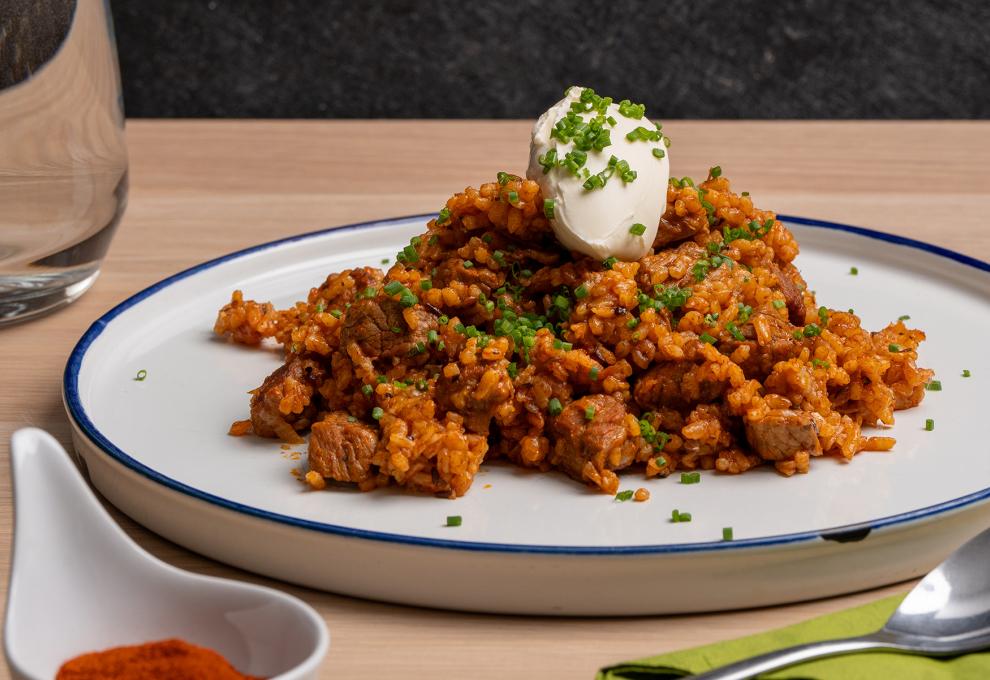 Klassisches Reisfleisch