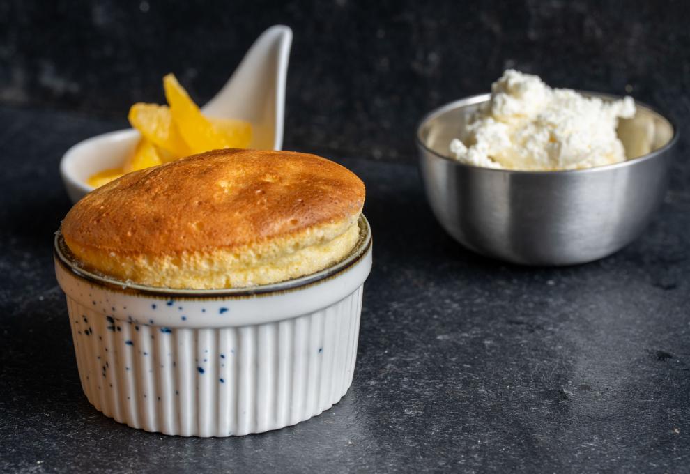 Topfen-Orangen-Soufflé