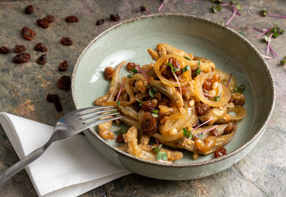 Kleine Fische in Saor