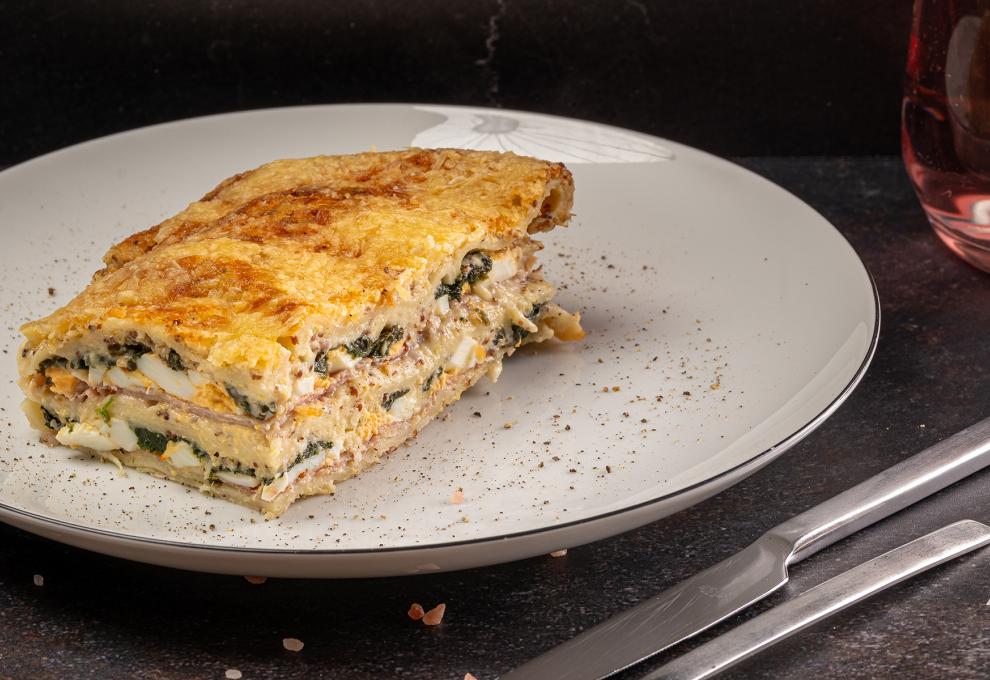 Osterschinkenlasagne
