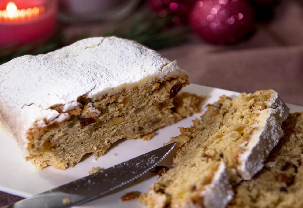 Selbstgemachter Weihnachtsstollen