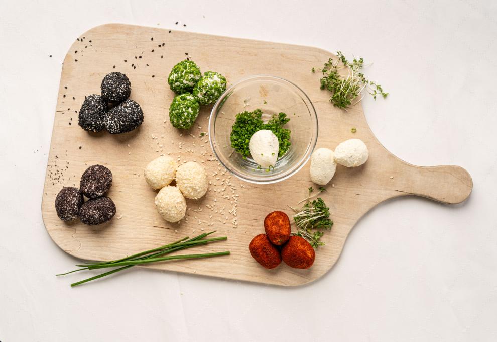 Frischkäseostereier