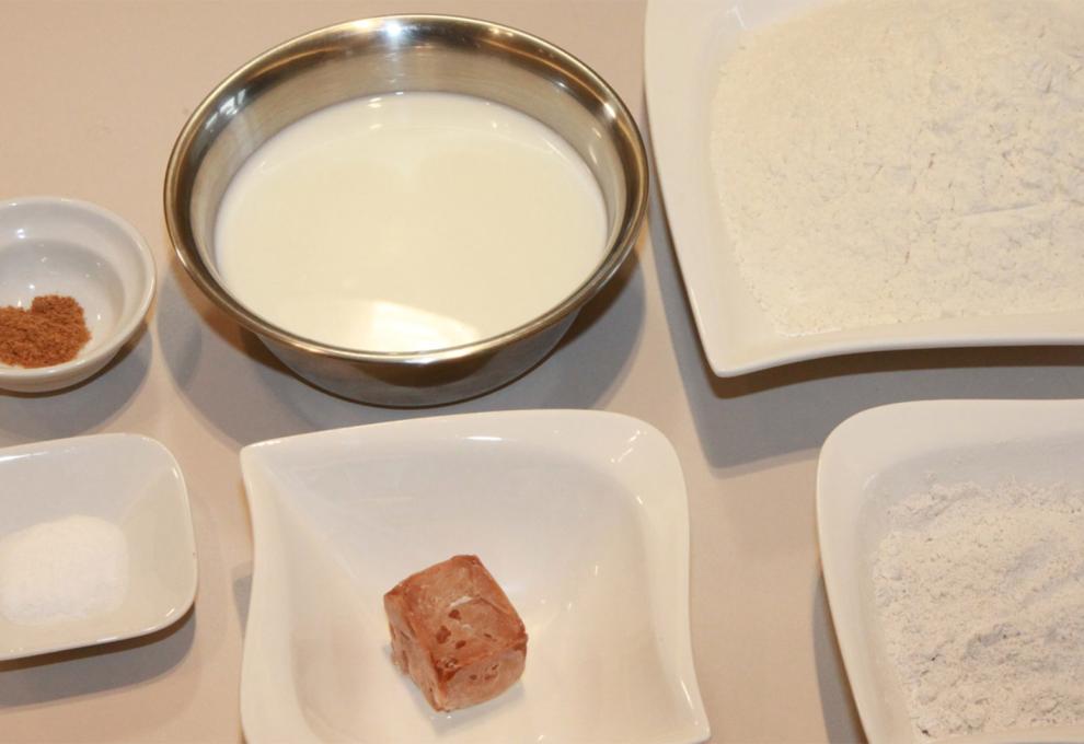 Zutaten für die Fastenbeugel richten