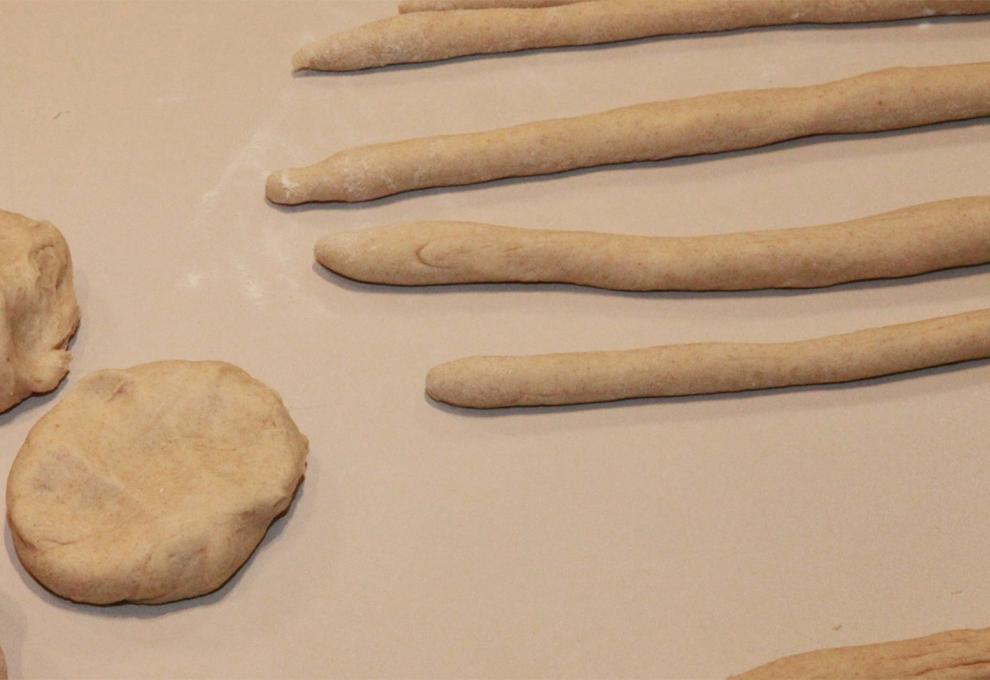 Teig in Portionen teilen