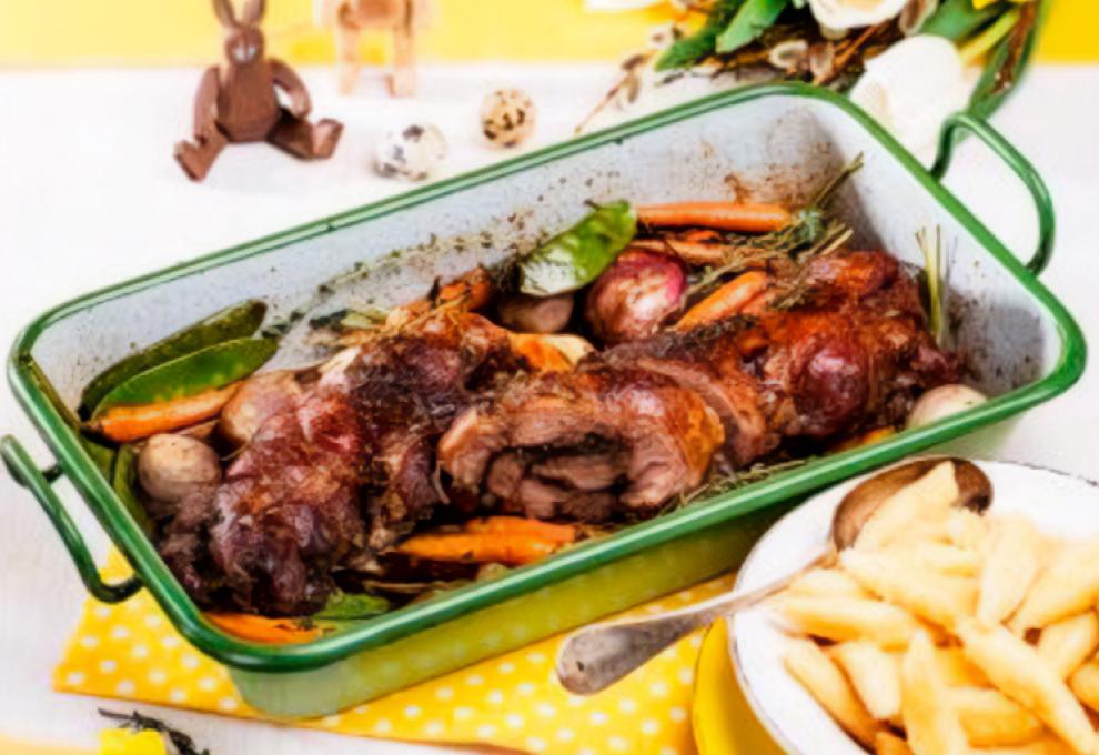 Kitzschlögel mit jungem Gemüse