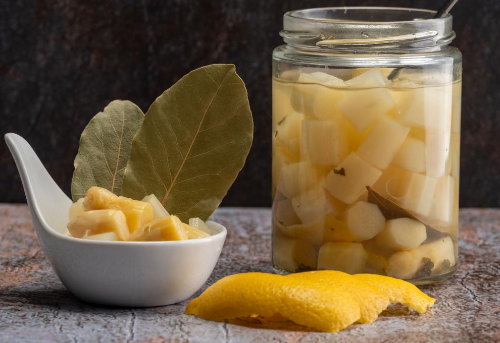 Eingekochter Spargel