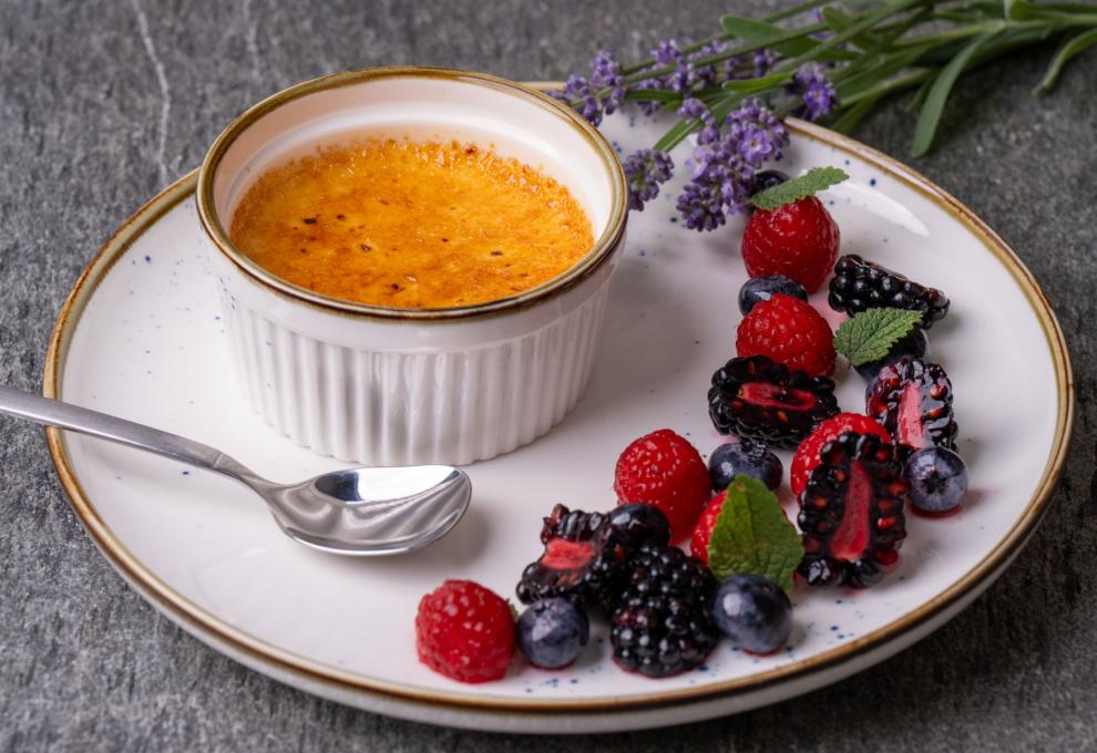 Lavendel-Crème-brûlée