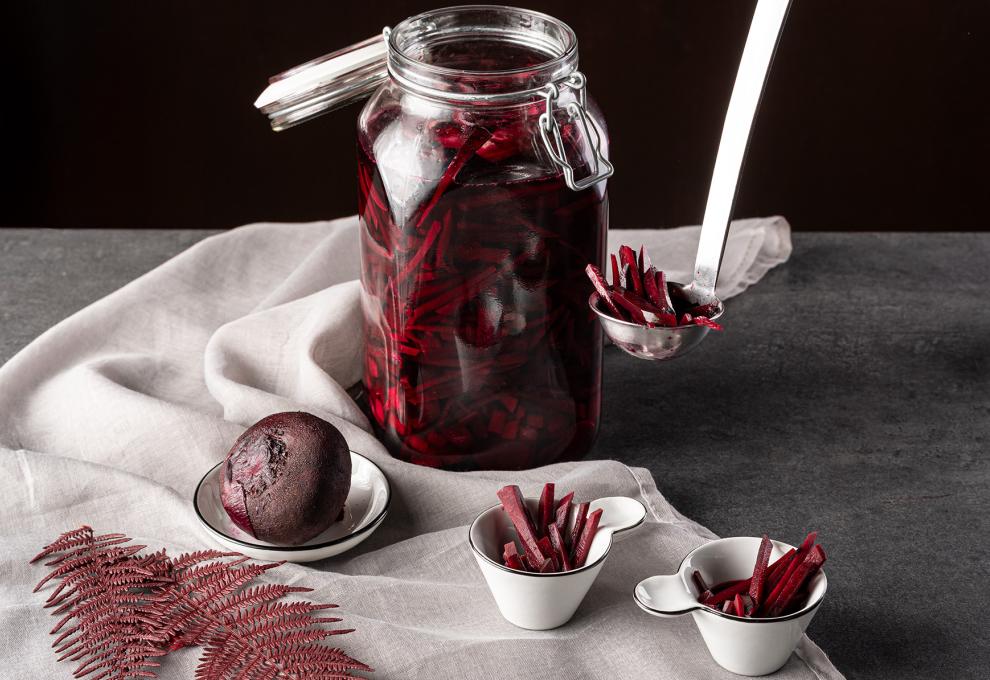 Fermentierte Rote Rüben mit Kren