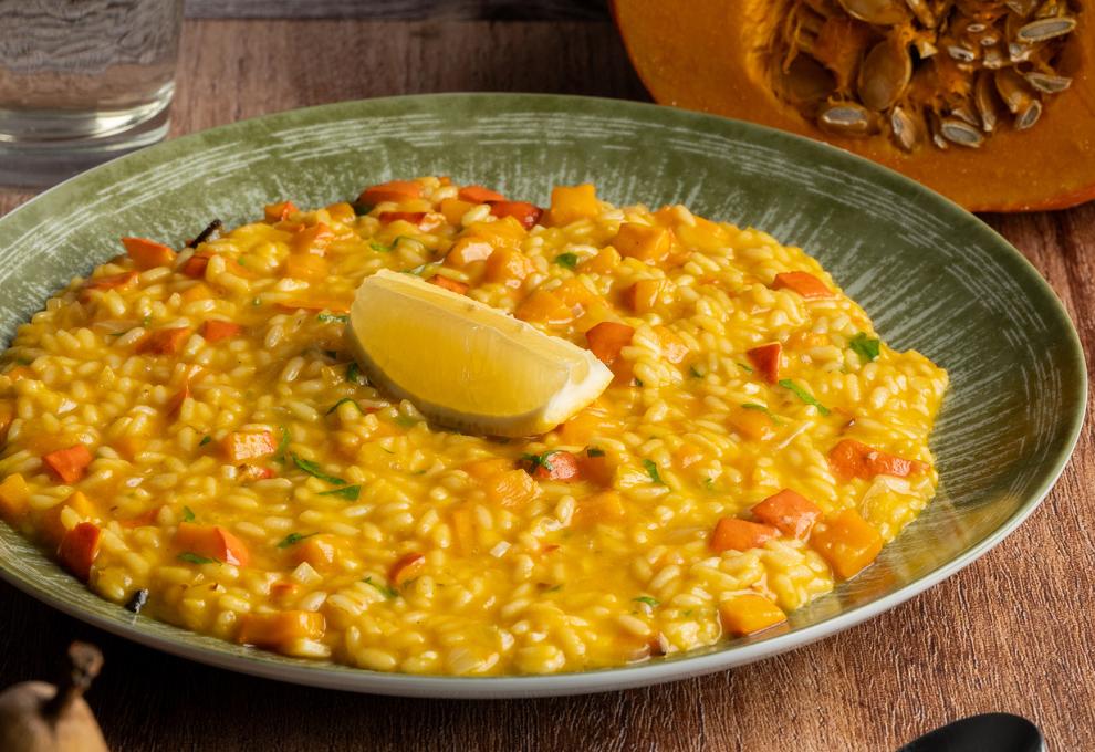 Kürbisrisotto