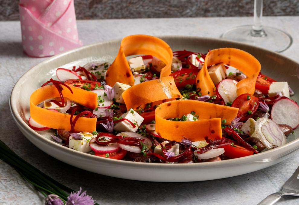 Sommerlicher Bohnensalat