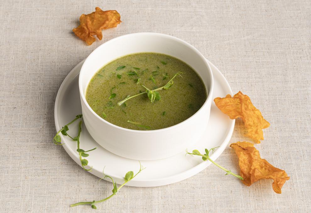 Erbsenkressesuppe