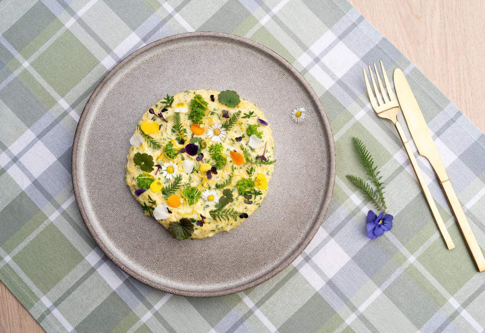 Frühlingskräuterpolenta