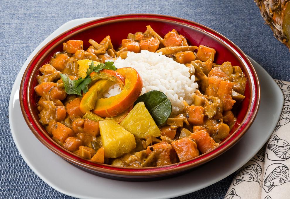 Süßkartoffel-Shiitake-Curry