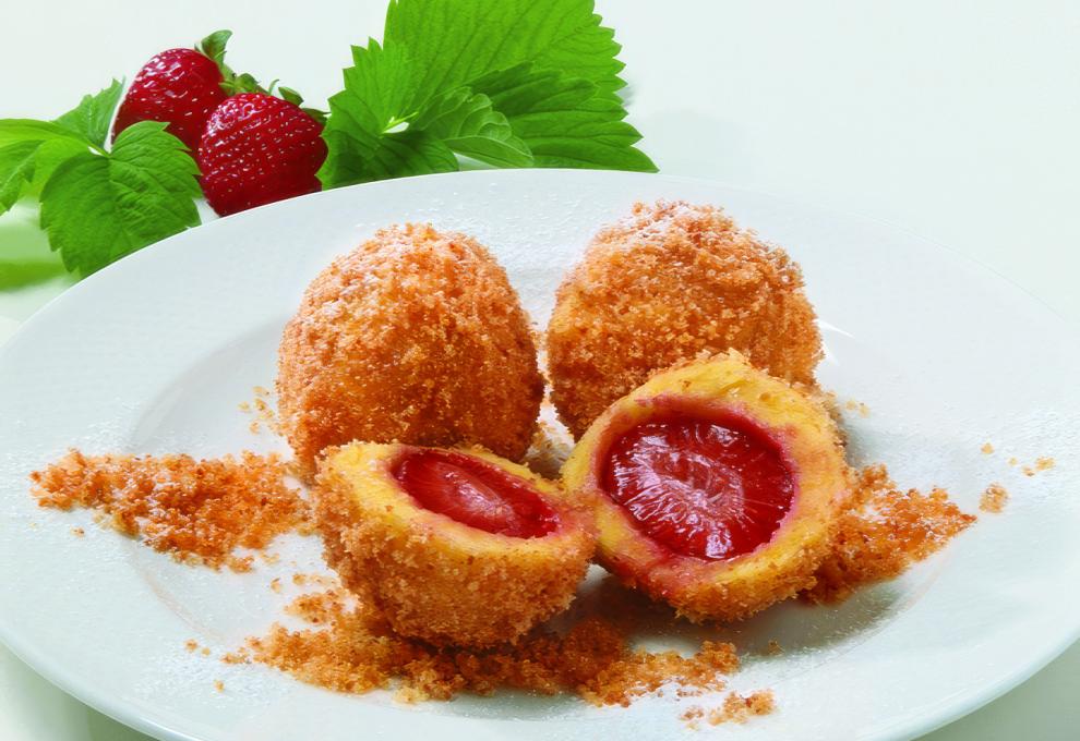 Marthas Erdbeerknödel