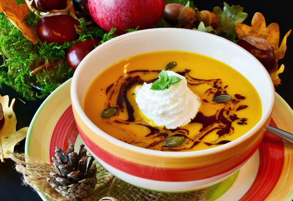 Kürbiscremesuppe