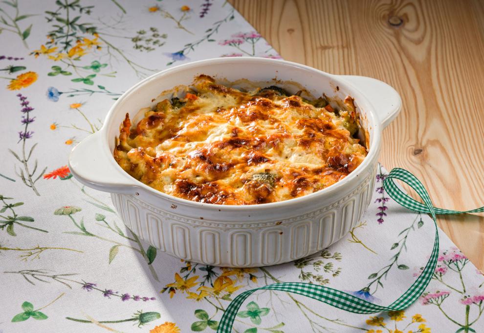 Spätzleauflauf mit Joghurt