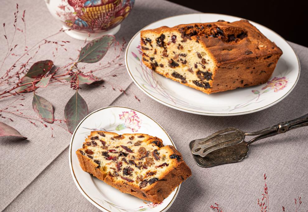 Teekuchen mit Früchten