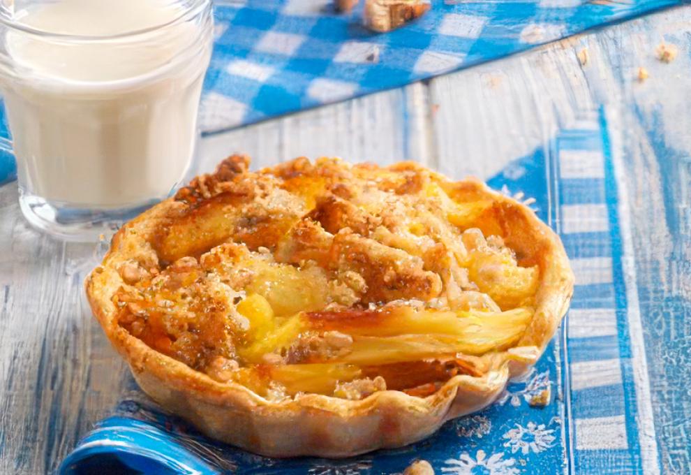 Apfeltarte mit Streuseln