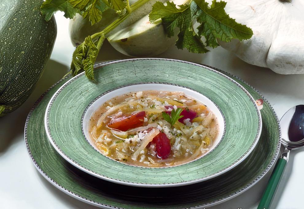 Kürbissuppe auf italienische Art 