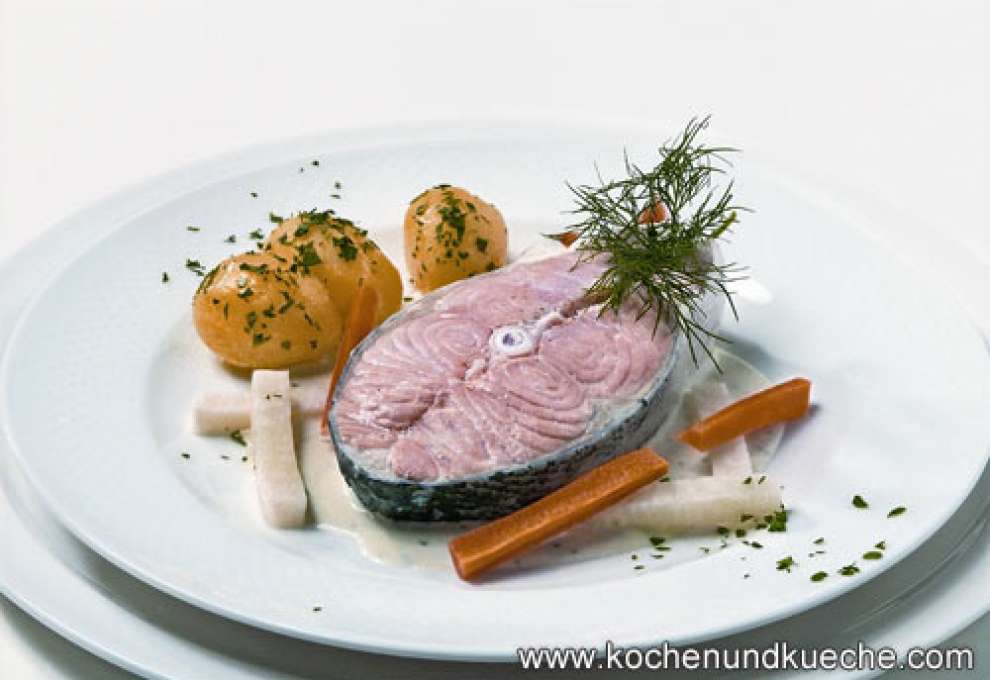 Pochierter Lachs » herzhafte Gerichte &amp; Speisen