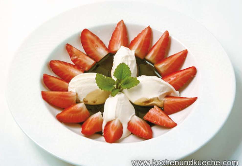 Erdbeeren mit Mascarpone