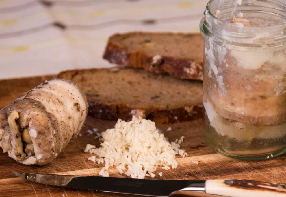 Frühstücksfleisch im Glas