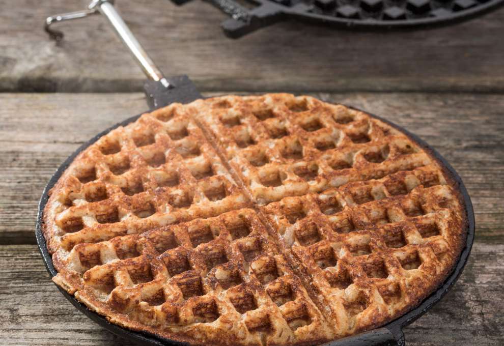 Gegrillte Waffeln