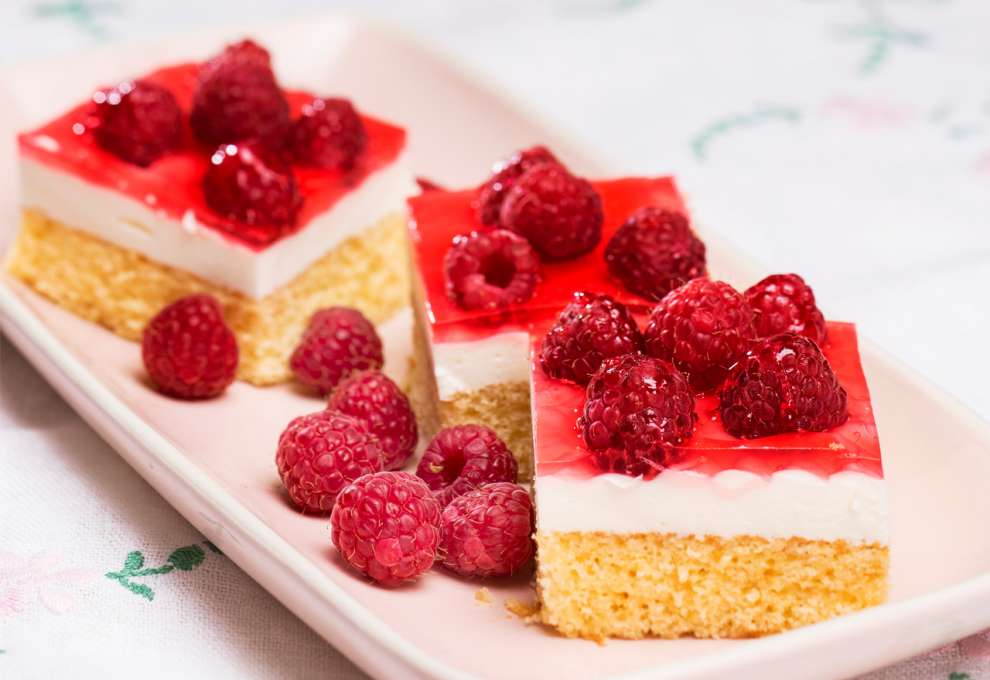 Himbeerkuchen mit Vanillecreme » herzhafte Gerichte &amp; Speisen