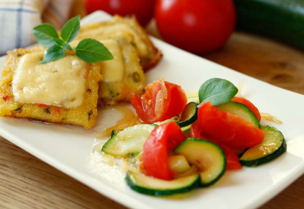 Käsepolenta » herzhafte Gerichte &amp; Speisen