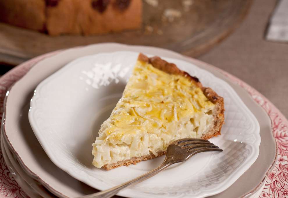 Käse-Kohlrabi-Torte